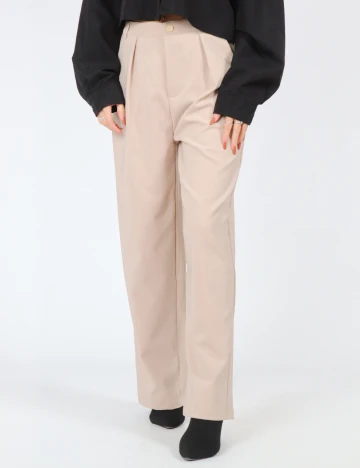 Pantaloni Dazy, crem Crem