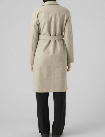 Palton Vero Moda, bej Crem