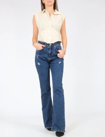 Blugi SHEIN, bleumarin Albastru