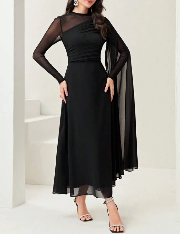 Rochie lunga SHEIN, negru Negru