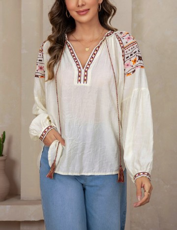 
						Bluza SHEIN, ecru