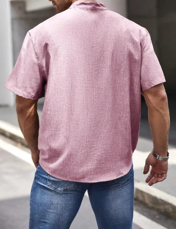 Camasa SHEIN Plus Size Men, roz Roz