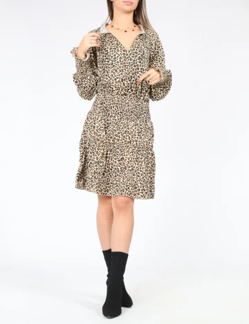 Rochie scurta SHEIN, animal print Animal print