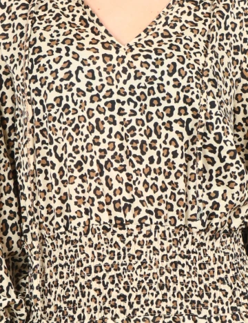 Rochie scurta SHEIN, animal print Animal print