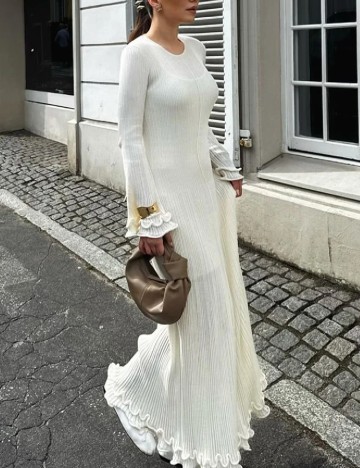 
						Rochie lunga SHEIN, alb