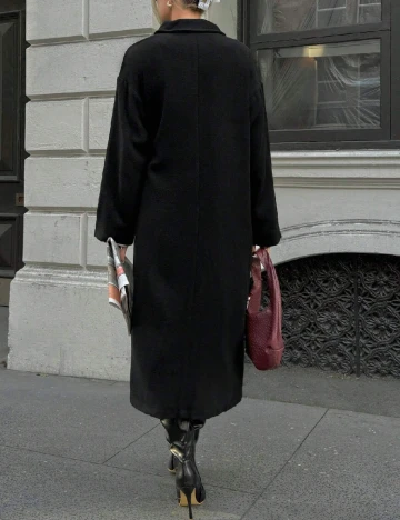 Palton SHEIN, negru Negru
