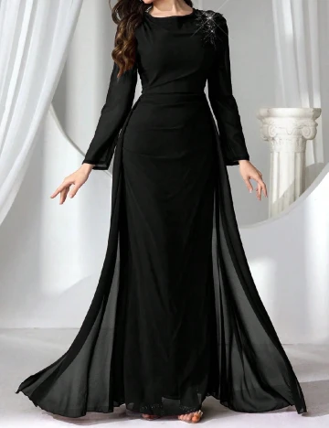 Rochie lunga SHEIN, negru Negru