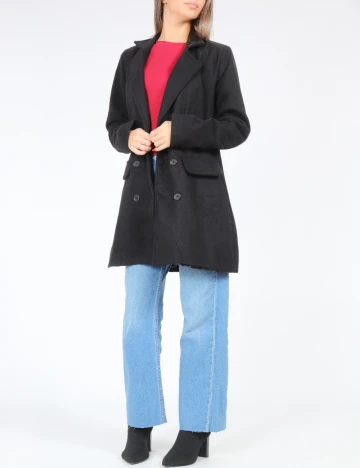 Palton SHEIN, negru Negru
