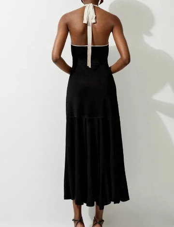 Rochie lunga Karen Millen, negru Negru
