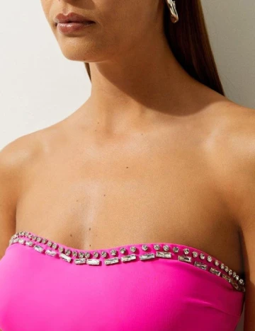 Sutien de baie Karen Millen, roz Roz
