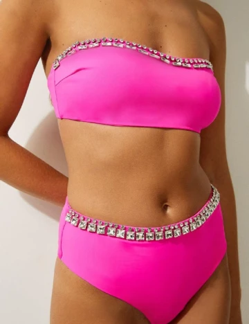 Sutien de baie Karen Millen, roz Roz