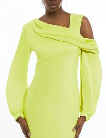 Rochie lunga Karen Millen, verde Verde