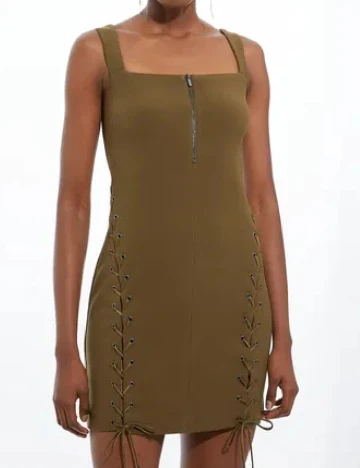 Rochie scurta Karen Millen, verde Verde