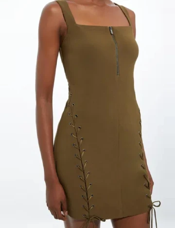 Rochie scurta Karen Millen, verde Verde