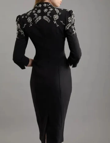 Rochie medie Karen Millen, negru Negru