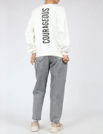 Bluza Oversize Shein Kids, alb