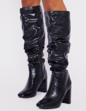 
						Cizme PrettyLittleThing, negru