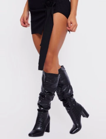 Cizme PrettyLittleThing, negru Negru