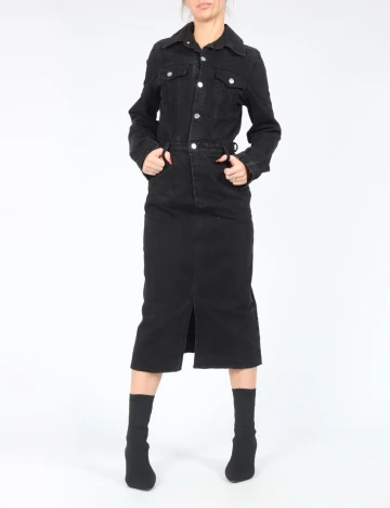 Rochie lunga SHEIN, negru Negru