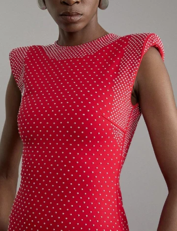 Rochie scurta Karen Millen, rosu Rosu
