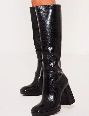 Cizme PrettyLittleThing, negru Negru
