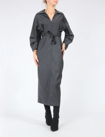 Rochie medie Karen Millen, gri inchis Gri