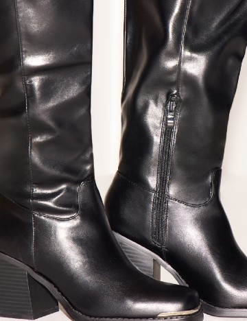 Cizme PrettyLittleThing, negru