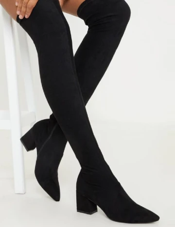 Cizme PrettyLittleThing, negru Negru