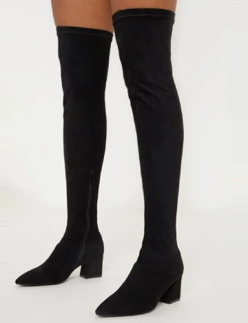 Cizme PrettyLittleThing, negru Negru