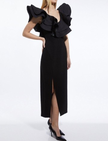 
						Rochie lunga Karen Millen, negru