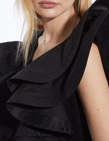Rochie lunga Karen Millen, negru Negru