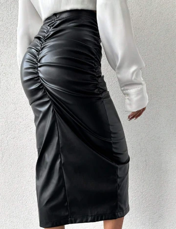 Fusta SHEIN, negru Negru