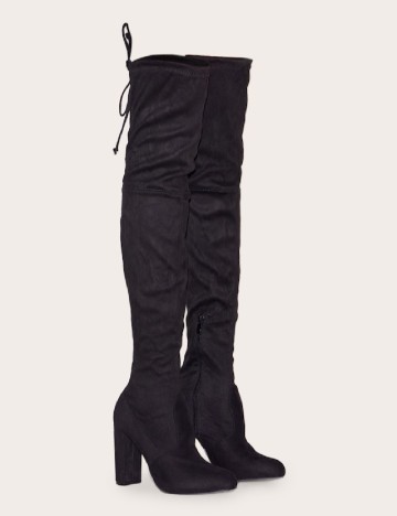 
						Cizme PrettyLittleThing, negru