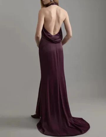 Rochie lunga Karen Millen, pruna Mov