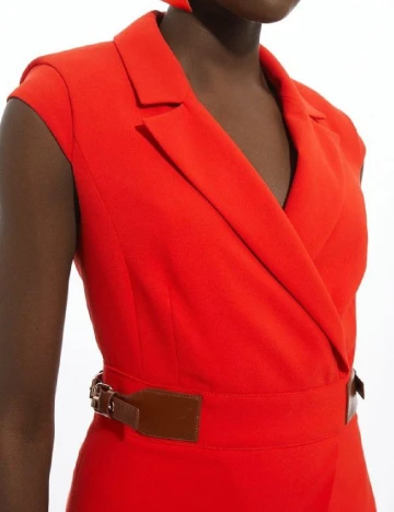 Rochie scurta Karen Millen, rosu