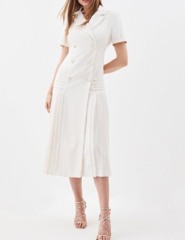 
						Rochie medie Karen Millen, ecru