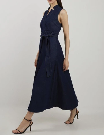 Rochie lunga Karen Millen, albastru
