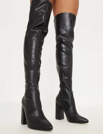 
						Cizme PrettyLittleThing, negru