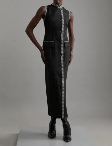 
						Rochie lunga Karen Millen, negru