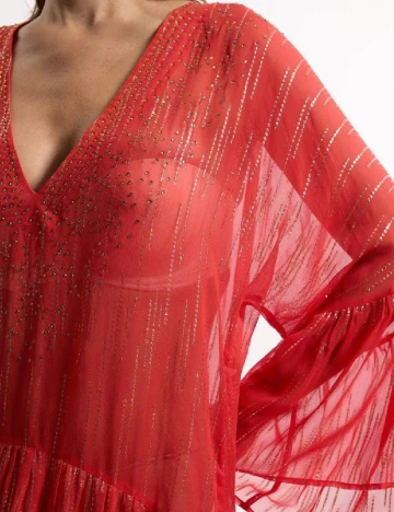 Rochie de plaja Karen Millen, rosu Rosu