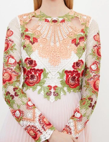 Rochie lunga Karen Millen, floral print Floral print