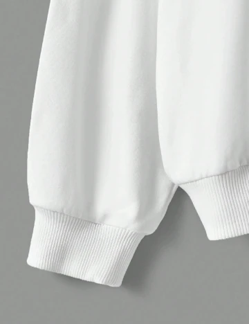 Compleu Shein Kids, alb/bleumarin Alb
