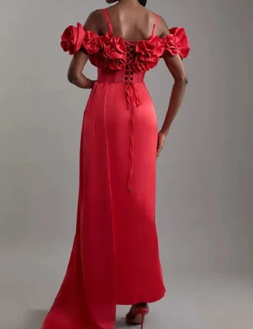 Rochie lunga Karen Millen, rosu Rosu