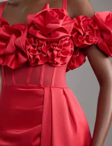 Rochie lunga Karen Millen, rosu Rosu