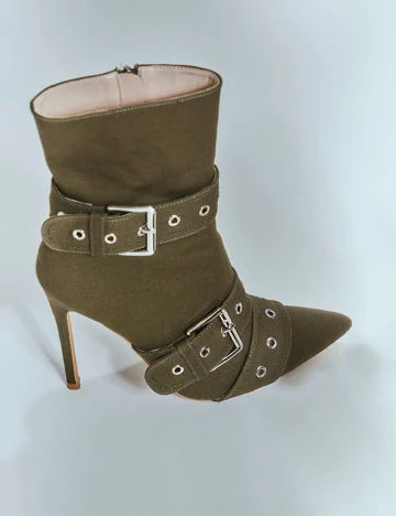 Botine PrettyLittleThing, verde Verde