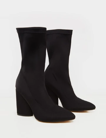 Botine PrettyLittleThing, negru Negru