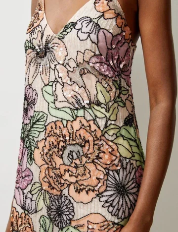 Rochie medie Karen Millen, floral Floral print