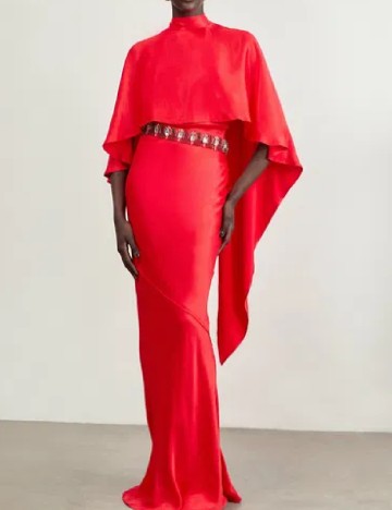 
						Rochie lunga Karen Millen, rosu