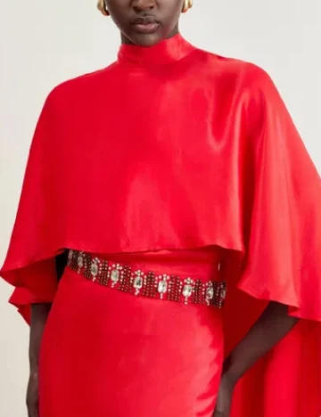 Rochie lunga Karen Millen, rosu Rosu
