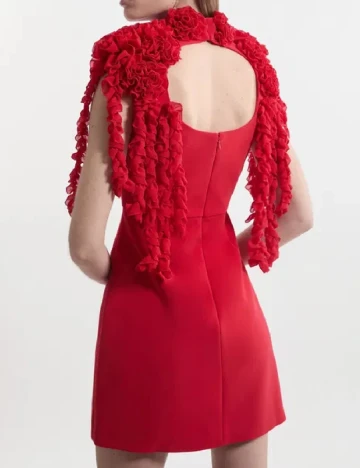 Rochie scurta Karen Millen, rosu Rosu